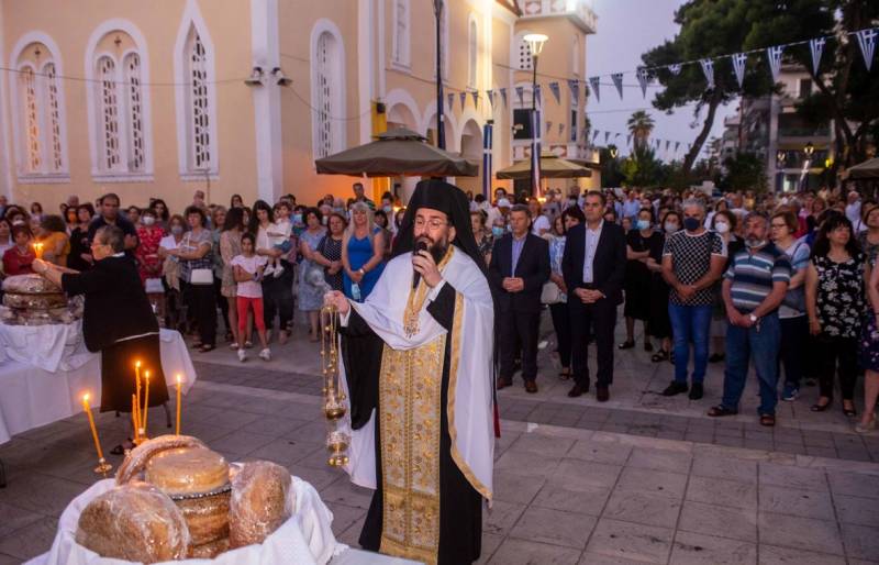 Ο Εσπερινός της Αναλήψεως στην Καλαμάτα