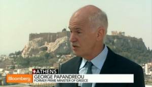 Γ. Παπανδρέου: "Ακόμα ζητάμε από τους πολίτες να πληρώνουν για τη διάσωση των τραπεζών"