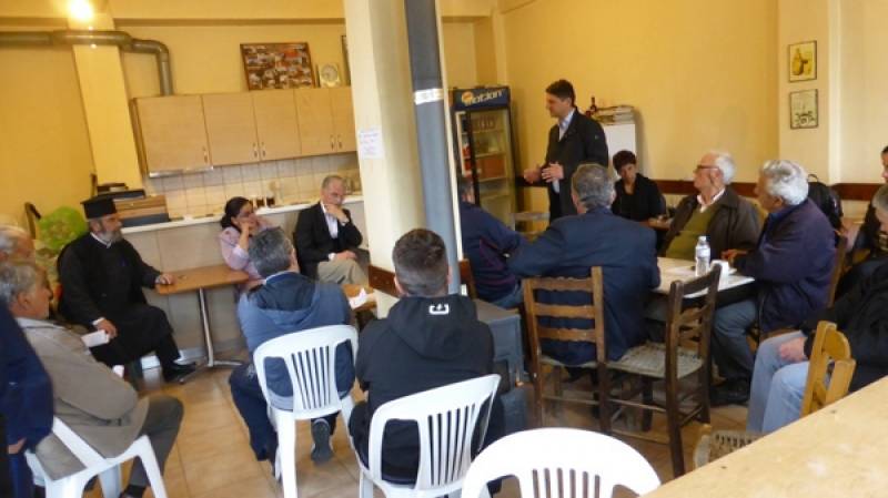 Επισκέψεις Αθανασόπουλου σε χωριά της Μεσσήνης
