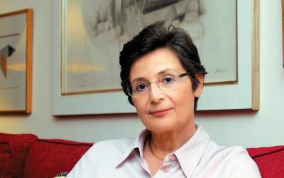 Η Τατιάνα Αβέρωφ στη συνάντηση της Λέσχης Ανάγνωσης στην Καλαμάτα