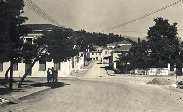 Η πλατεία Φραγκόλιμνας τη δεκαετία του 1970
