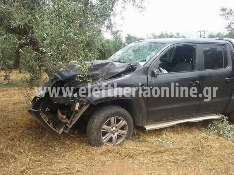 Τροχαίο ατύχημα για τον πρώην νομάρχη Μεσσηνίας Δημήτρη Δράκο