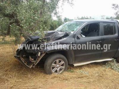 Τροχαίο ατύχημα για τον πρώην νομάρχη Μεσσηνίας Δημήτρη Δράκο