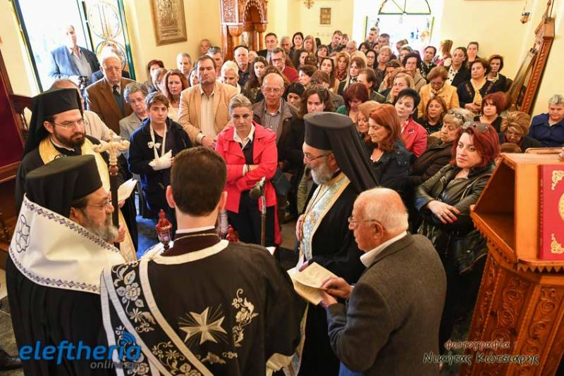 Ο μητροπολίτης Μεσσηνίας στο μεγάλο ευχέλαιο στη Μονή Βελανιδιάς (φωτογραφίες)
