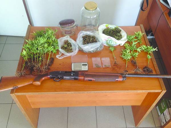 382 γραμμάρια χασίς κάτω από μπάλες σανού σε αγρόκτημα στη Μακαρία