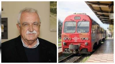 Μπένος: "Πρωτοφανής φάρσα" η μετατροπή του σιδηρόδρομου σε ποδηλατόδρομο!