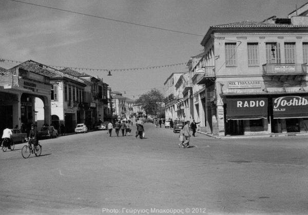 Οψη της Καλαμάτας στα μέσα της δεκαετίας του 1960