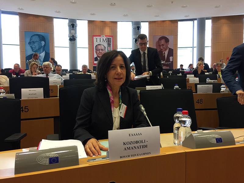 Στη διακοινοβουλευτική στις Βρυξέλλες η Κοζομπόλη