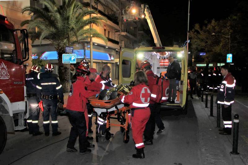 Ασκηση σεισμού στο κέντρο της Καλαμάτας