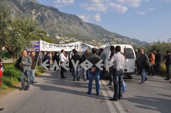 Απέκλεισαν το δρόμο προς Βέργα για μιάμιση ώρα
