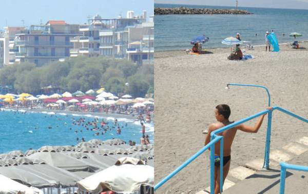 Δεν πέφτει καρφίτσα στην Ανατολική Παραλία - Εκοψαν το νερό στα ντους στον Κορδία