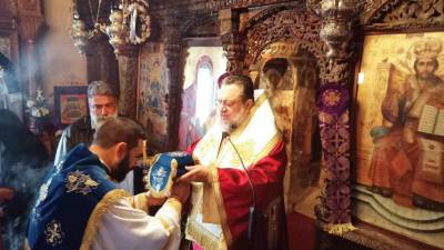 Στη Μονή Δήμιοβας χθες ο μητροπολίτης Μεσσηνίας