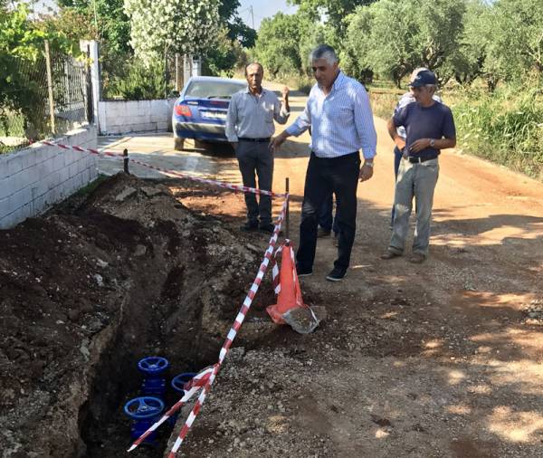 Παραδόθηκε η νέα δεξαμενή στο Ελαιόφυτο