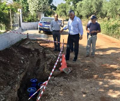 Παραδόθηκε η νέα δεξαμενή στο Ελαιόφυτο