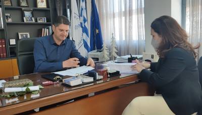 Υπογραφή σύμβασης για κατασκευή πλατείας στα Διόδια