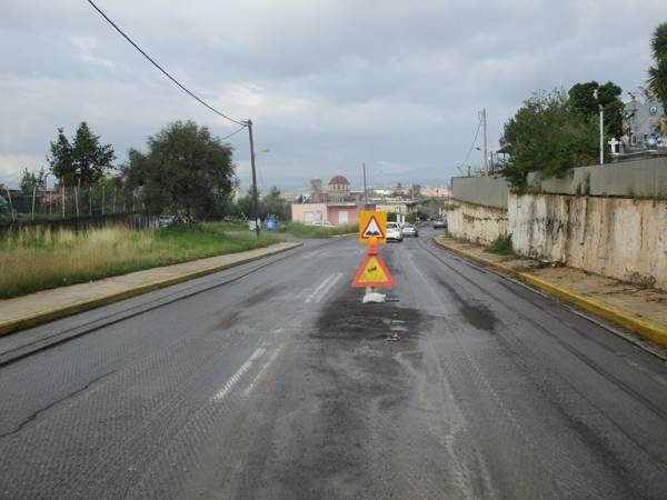 Σε βάσανο μετατράπηκε η ασφαλτόστρωση στο Ασπρόχωμα