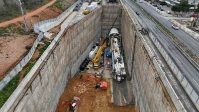 Σε εξέλιξη οι εργασίες στη γραμμή 4 του Μετρό