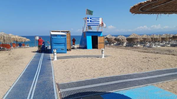 Πρόσβαση ΑμεΑ σε τέσσερις παραλίες του Δήμου Τριφυλίας