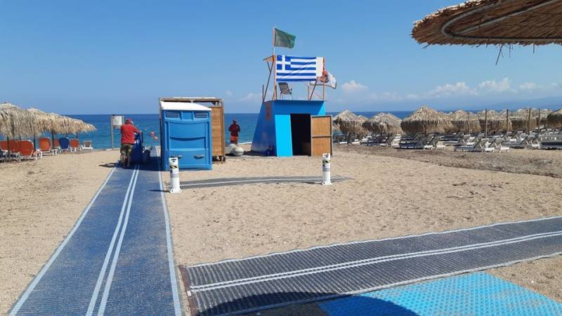 Πρόσβαση ΑμεΑ σε τέσσερις παραλίες του Δήμου Τριφυλίας