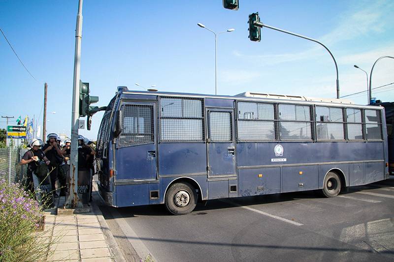 Αστυνομική δύναμη από όλη την Πελοπόννησο στην Καλαμάτα για το συνέδριο της ΓΣΕΕ