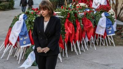 Σακελλαροπούλου: Το Πολυτεχνείο σηματοδότησε τη σύγχρονη ιστορία μας