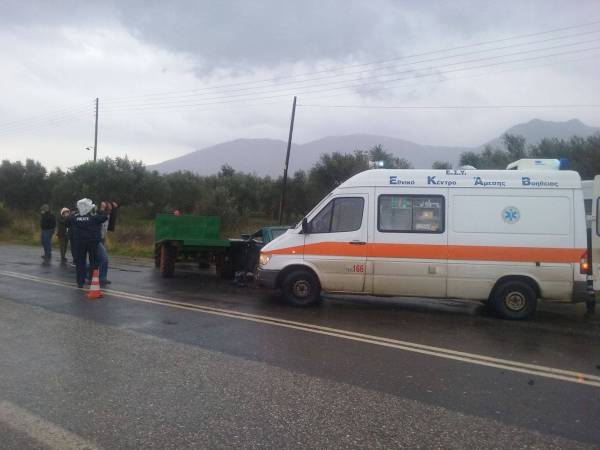 Νεκρός σε τροχαίο στην ΕΟ Κυπαρισσίας - Φιλιατρών