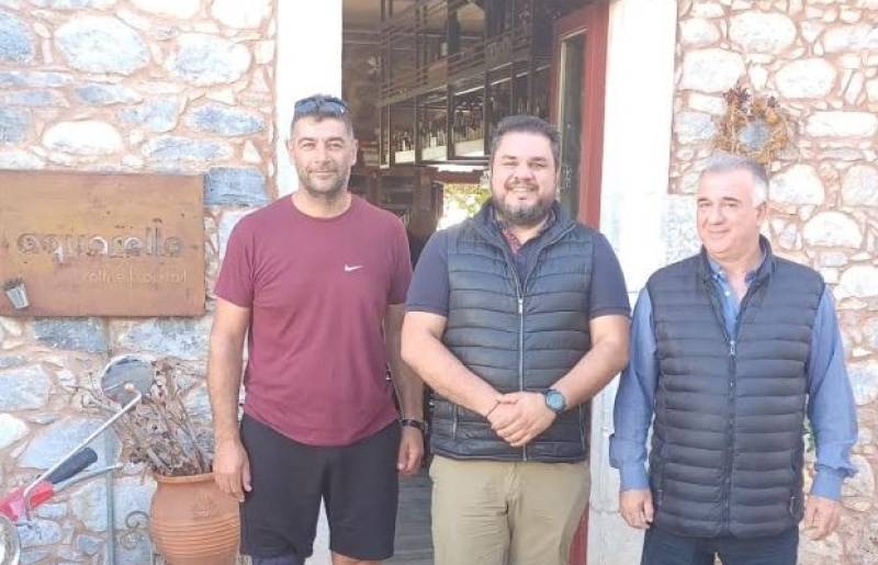 Δυτική Μάνη: Συνάντηση Χιουρέα με Χρυσαφίδη