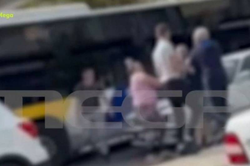 Αιγάλεω: Άγριο ξύλο μεταξύ οδηγών (βίντεο)