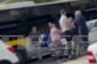 Αιγάλεω: Άγριο ξύλο μεταξύ οδηγών (βίντεο)