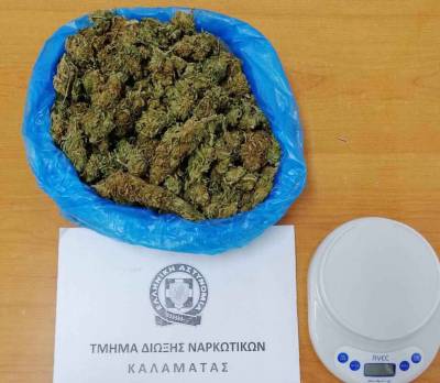 Καλαμάτα: 56χρονος με χασίς σε φούντα στο Αλμυρό