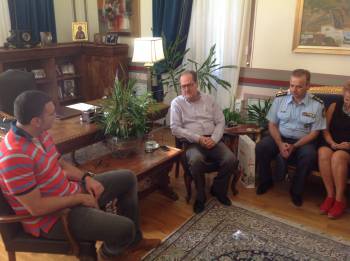 Συνάντηση Β. Κικίλια με το δήμαρχο Καλαμάτας