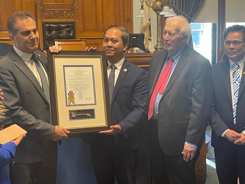 Τελετή αδελφοποίησης των πόλεων του Λόουελ και της Καλαμάτας