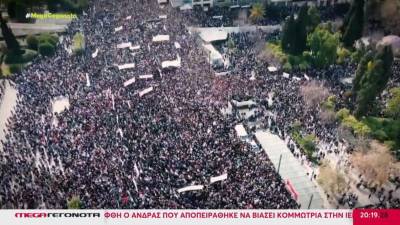 Τέμπη: Εκατοντάδες συγκεντρώσεις σε όλη τη χώρα και το εξωτερικό (Βίντεο)