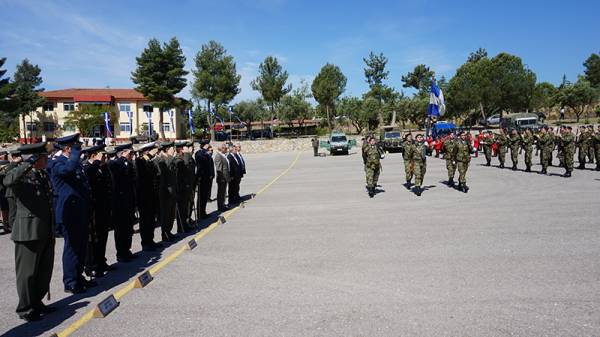 Καλαμάτα: Το 9ο Σύνταγμα Πεζικού γιόρτασε τον Άγιο Γεώργιο