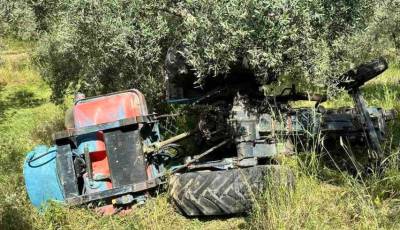 Ρέθυμνο: 40χρονος καταπλακώθηκε από το τρακτέρ του