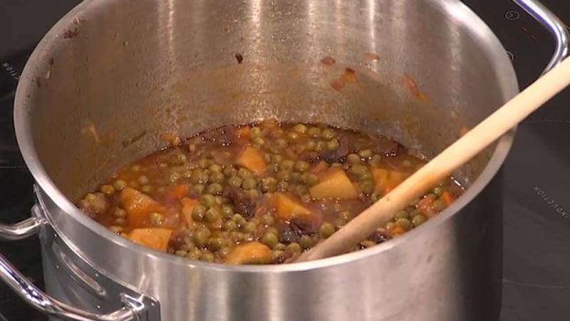 Aρακάς με σπανάκι και λιαστές ντομάτες