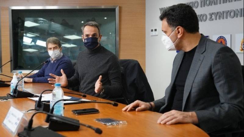 Μητσοτάκης: «Ομαλά και με βάση το σχεδιασμό η διαδικασία των εμβολιασμών»