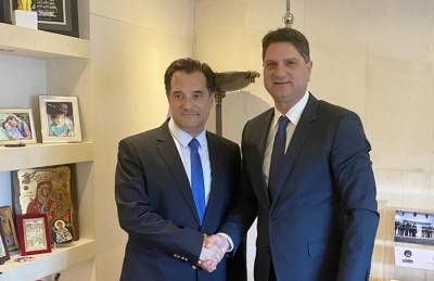 Συνάντηση Αθανασόπουλου - Γεωργιάδη: Χρηματοδότηση για οδοποιία, αποχέτευση και πολεοδομικά