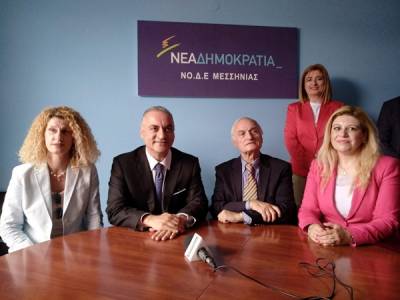 Αισιοδοξία υποψηφίων ευρωβουλευτών της ΝΔ από την Καλαμάτα: “Πρώτο ημίχρονο οι ευρωεκλογές”