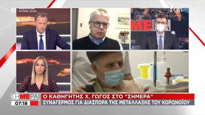 Γώγος: Οι μεταλλάξεις από Βραζιλία και Αφρική είναι πιο μεταδοτικές - Καλοκαίρι με μέτρα (Βίντεο)