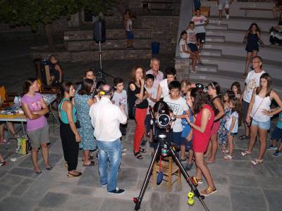 Ενα ξεχωριστό ταξίδι στα αστέρια απόλαυσαν στο Διαβολίτσι