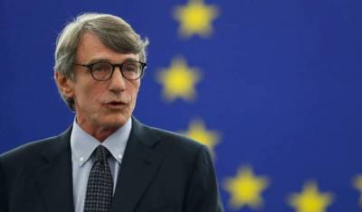 Στην Αθήνα αύριο ο πρόεδρος του Ευρωπαϊκού Κοινοβουλίου, Νταβίντ Σασόλι