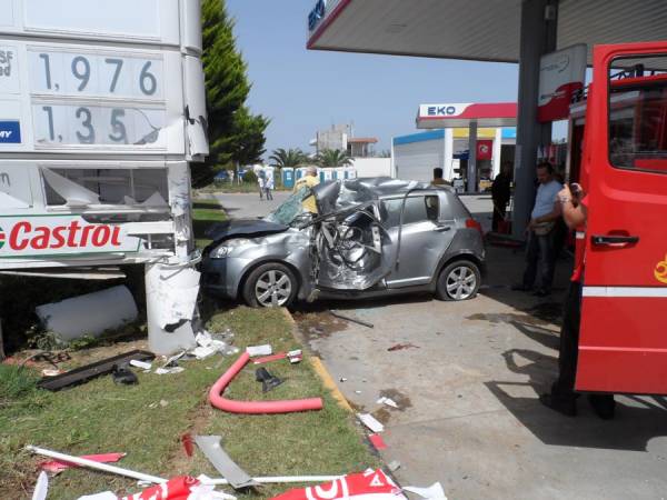 Τροχαίο με τραυματία στη Νέα Είσοδο Καλαμάτας