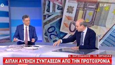 Χατζηδάκης: Ξεπάγωμα συντάξεων και διπλή αύξηση από την πρωτοχρονιά του 2023 (Βίντεο)