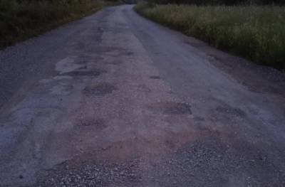 Λακκούβες στο δρόμο για Κυνηγού