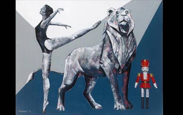 Εργο της Μαριάνας Κατσουλίδη σε αφιέρωμα στις γυναίκες ζωγράφους