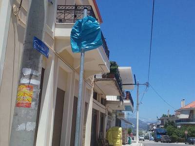 Ξεκίνησε πάλι η τοποθέτηση των σημάτων κυκλοφορίας στην Κυπαρισσία