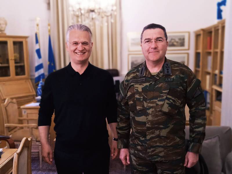 Συνάντηση Πτωχού με το  νέο διοικητή της IV ΜΠ «Πελοπόννησος»
