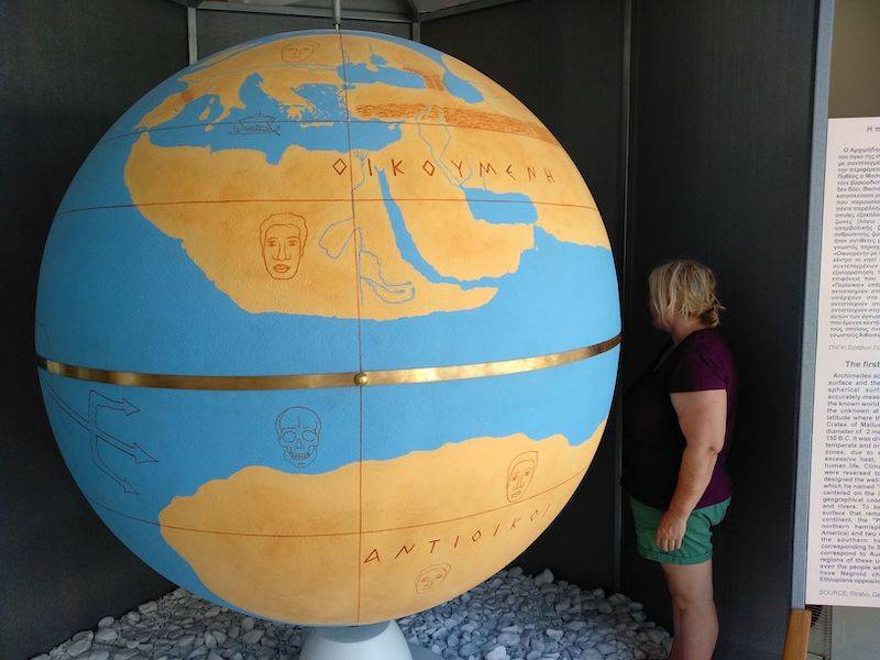 Η υδρόγειος του Κράτη στην Αρχαία Ολυμπία