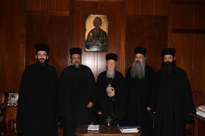 Στο Οικουμενικό Πατριαρχείο οι μητροπολίτες Μεσσηνίας Χρυσόστομος και Σταγών &amp; Μετεώρων Θεόκλητος 